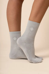 Adult Crew Socks in Storm