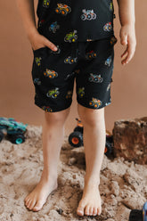 Drawstring Short in Monster Truck
