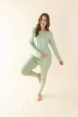 Women's Jogger Pajama Set in Basil