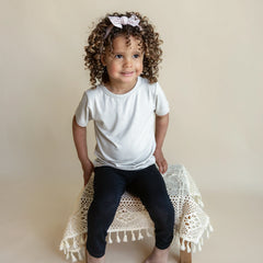 Knotted Bow Headband in Blush