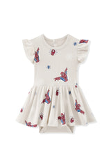 Twirl Bodysuit Dress in Spider-Man