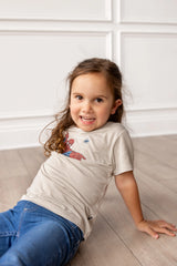 Toddler Basic Tee in Spider-Man on Oat