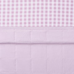 Baby Blanket in Gingham Thistle 1.0