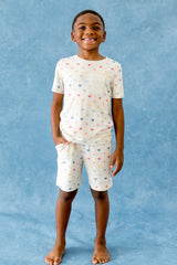 Drawstring Short in Pastel Mickey Mouse