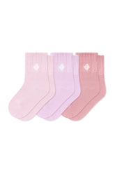 Crew Socks Combo 3-Pack in Ballet