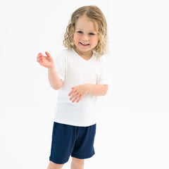 Drawstring Short in Navy