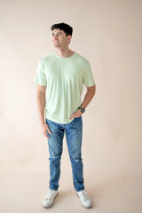 Men's Crew Neck Tee in Basil
