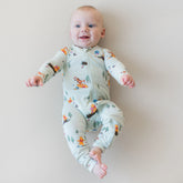 Zippered Romper in Winnie the Pooh Hundred Acre Wood