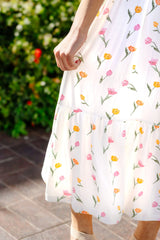 Women’s Smocked Dress in Tulip