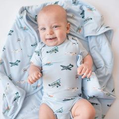 Baby Blanket in Take Off 1.0