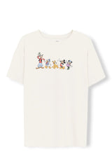 Women's Graphic Tee in Mickey and Friends on Ecru