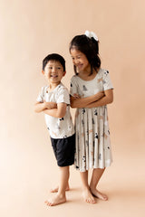 Twirl Dress in Fluffy Cat