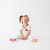 Short Sleeve with Pants Pajamas in Bow