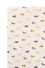 Crib Sheet in Dachshund