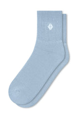 Adult Crew Socks in Breeze