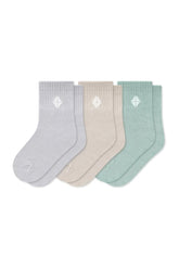 Crew Socks Combo 3-Pack in Neutral
