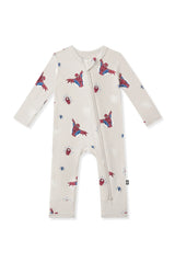 Zippered Romper in Spider-Man