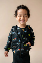 Zip-Up Hoodie in Monster Truck