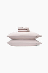 Bamboo Sateen Sheet Set in Rose Quartz