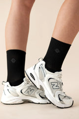 Adult Crew Socks in Midnight