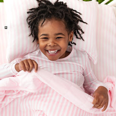 Toddler Pillowcase in Small Sakura Stripe