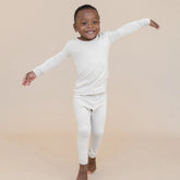 Long Sleeve Pajamas in Oat