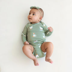 Long Sleeve Bodysuit in Silly Goose