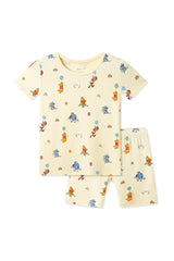 Short Sleeve Pajamas in Winnie the Pooh Celebration