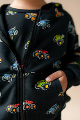 Zip-Up Hoodie in Monster Truck