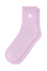 Adult Crew Socks in Thistle