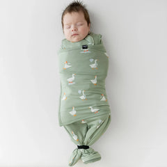 Sleep Bag Swaddler in Silly Goose 1.0