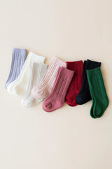 Knee High Socks in Oat