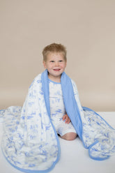 Youth Blanket in Toile Safari 1.0