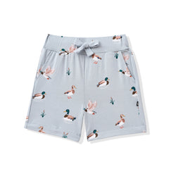 Drawstring Short in Mallard Duck