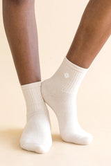 Adult Crew Socks in Oat