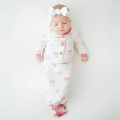 Knotted Gown with Bow Set in Bow
