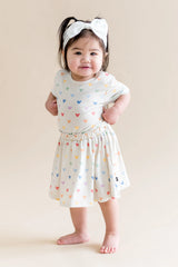 Toddler Skort in Pastel Mickey Mouse
