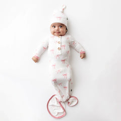 Knotted Gown with Hat Set in Bow