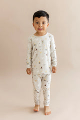 Long Sleeve Pajamas in Starry Icon