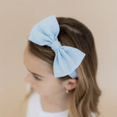 Bow Headband in Breeze