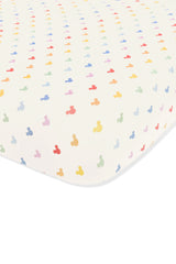 Crib Sheet in Pastel Mickey Mouse