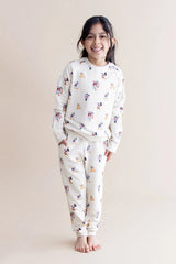 Long Sleeve Jogger Set in Mickey Mouse and Friends