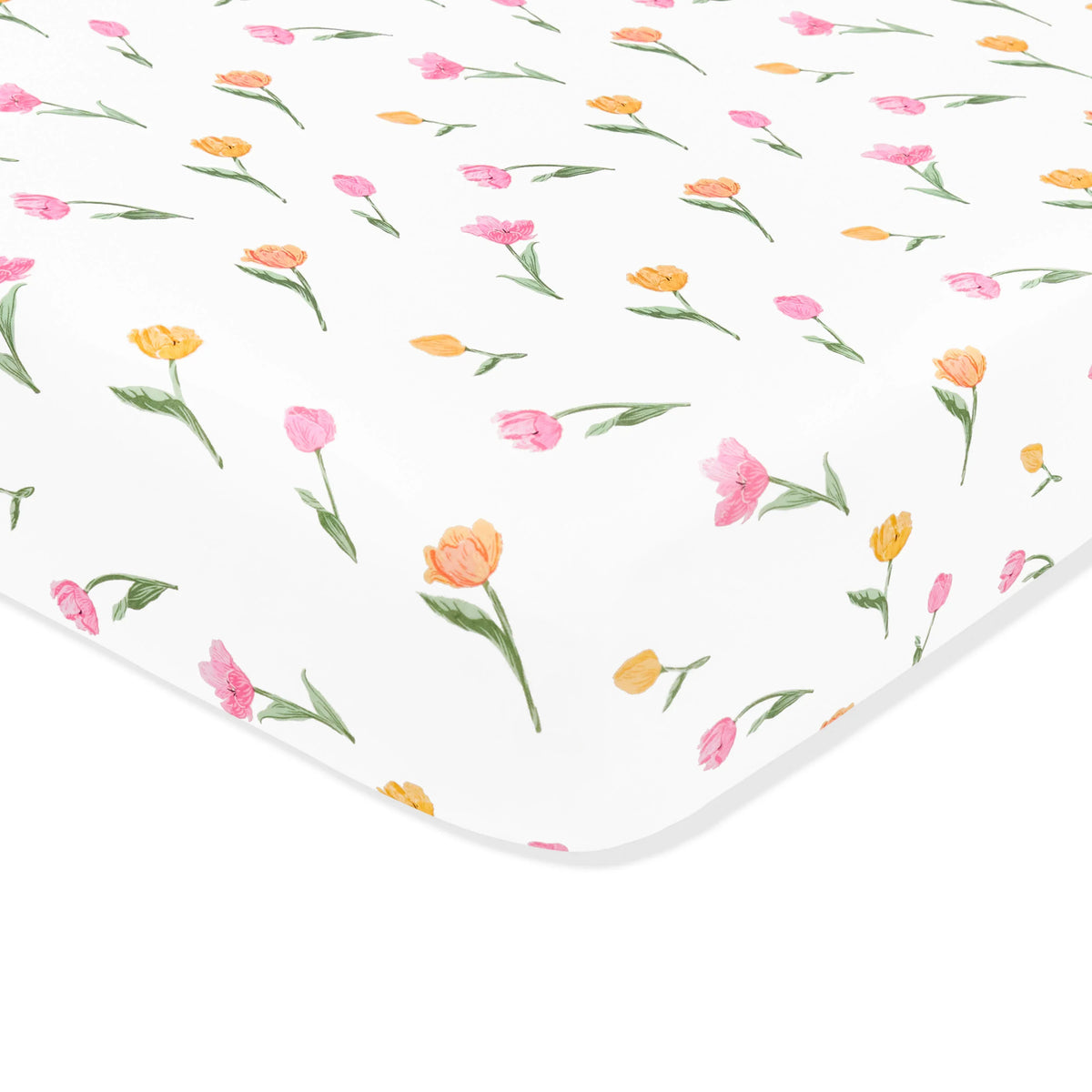 Crib Sheet in Tulip