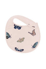 Cushy Bib in Blush Butterfly