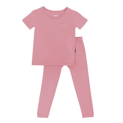 Short Sleeve with Pants Pajamas in Apple Blossom