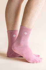 Adult Crew Socks in Apple Blossom