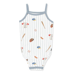 Spaghetti Strap Leotard in Home Run