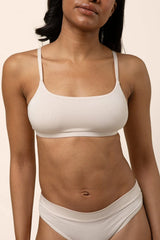 Women's Scoop Neck Bralette in Blonde