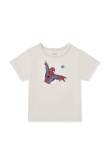 Toddler Basic Tee in Spider-Man on Oat