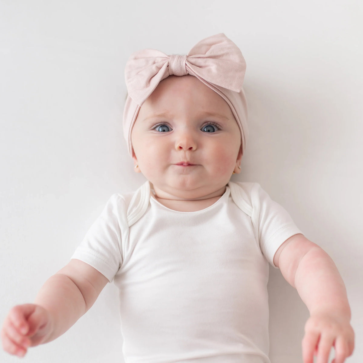 Bow Headband in Blush
